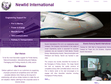 Tablet Screenshot of newlidinternational.com